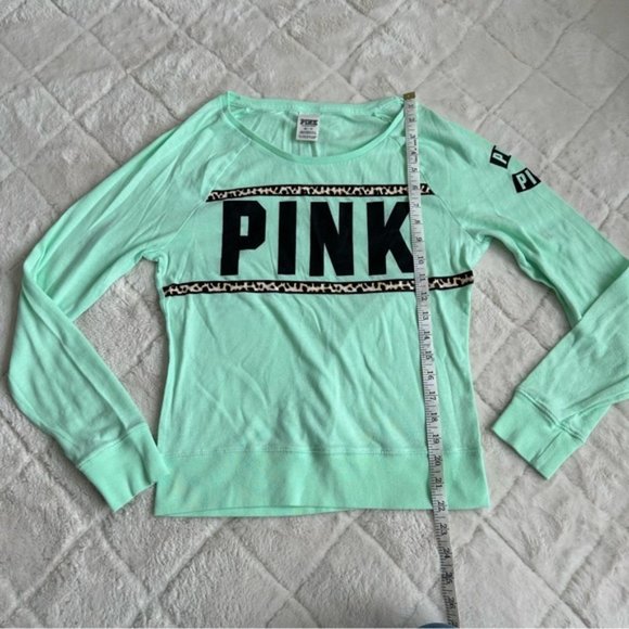 Victoria's Secret PINK | Pastel Cheetah Print Long Sleeve Tee | Size Extra Small - Picture 9 of 9
